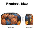 thumbnail image 5 of Basketball Electronic Travel Case Organizer USB Case Charger Phone Case Cable Organizer, Oxford Fabric Waterproof Portable Digital Storage Bag for Cables, Chargers, Phones - 5.9x9.44x3.14 in, 5 of 6