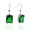 #3 Green, variant on Women Colorful Crystal Dangle Drop Hook Earrings Party Wedding Jewelry-#1 Light Blue