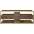 thumbnail image 4 of Halton Gold 64'' Long TV Stand and Storage Credenza, 4 of 4