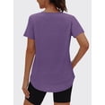 thumbnail image 2 of Rosvigor Womens Workout Tops V Neck T Shirts Comfy Athletic Shirts Loose Women Activewear Top for Gym Running Yoga, 2 of 7