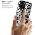 thumbnail image 2 of Phone Case Initial Shockproof D Cover Accessories Protect TPU Transparent Compatible with iPhone 15 6.1 Inch, 2 of 5