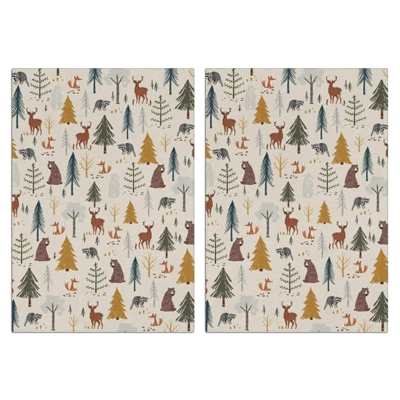 Christmas Kitchen Towels Set Of 2 - 18x26 Inch Ultra Absorbent Dish Towels, Soft Drying Hand Towels for Cooking, Baking & Decor, Spring/Summer Home Aesthetic.