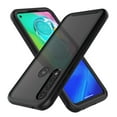 thumbnail image 1 of Tekcoo Case for Moto G Stylus / Moto G Power / Moto E 2020 / Moto Edge+, Tekcoo [Tduke] Full Body Sturdy Grip Plastic TPU Slim Transparent Clear Phone Protective Hard Cases - Black, 1 of 6