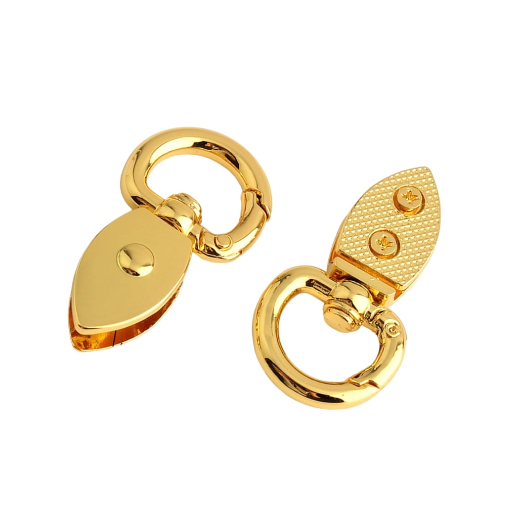 YIEMEEN 2Pcs Antique Metal Spring Clasp Bag Strap Connector