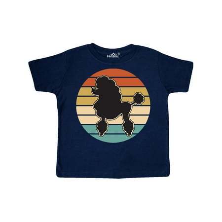 

Inktastic Poodle Dog Vintage Silhouette Gift Toddler Boy or Toddler Girl T-Shirt