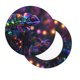 thumbnail image 2 of Balery Glowing Chameleon Fantasy Art Fundas de asiento para taburete de bar redondo de tela de terciopelo ajustables que protegen de arañazos y manchas para sillas de 14 a 17 pulgadas.-12 inch, 2 of 7