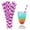 B, variant on 100Pcs 8In Colorful Striped Disposable Kraft Paper Straws Eco-friendly Decorative Drinking Straws For Party Bar Dessert Use