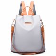 thumbnail image 2 of Mochila Oxford de alta calidad para mujer, mochila negra y gris, nueva mochila escolar de diseño para mujer, bolso de hombro impermeable para viajes y ocio, 2 of 5