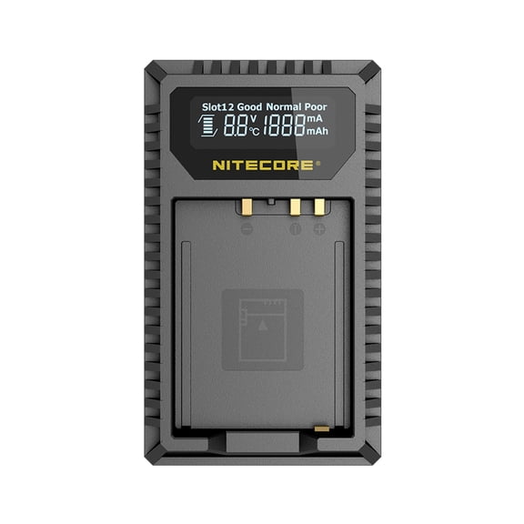 NITECORE FX1 Digital USB Travel Battery Charger for Fujifilm NP-W126 and NP-W126S Batteries