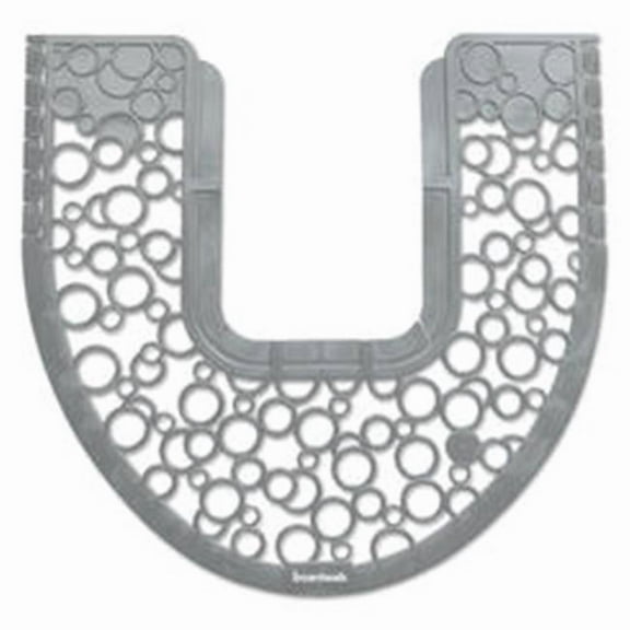 Boardwalk BW  Rubber Commode Mat 2.0- Gray & White - 6 Per Carton