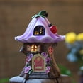 thumbnail image 4 of Outdoor Decorations Crafts Solar House Lights Balcony Decoration Courtyard Garden Layout Resin Crafts Decorations, 4 of 7