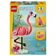 thumbnail image 2 of Set LEGO Creator 3en1 Fauna Salvaje: Flamingo Rosa Juego 31170, 2 of 4