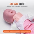 thumbnail image 4 of KFFKFF Infant CPR and Heimlich Practice Manikin, Professional Baby Airway Management Training Model for Educational Purposes, 4 of 9