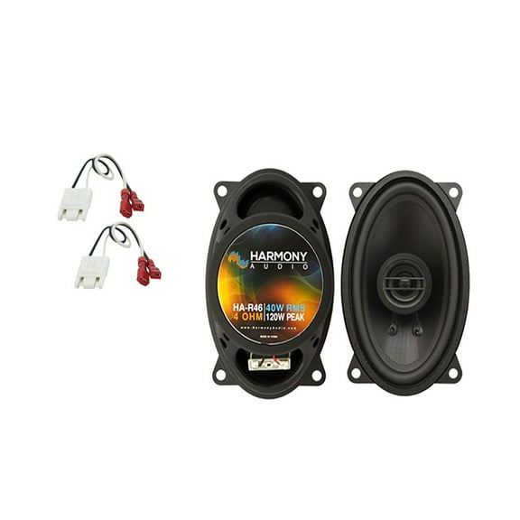 Fits Chevy Celebrity 1984-1990 Front Dash Replacement HA-R46 Speakers New