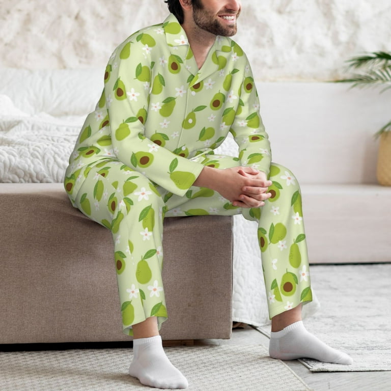 Mens avocado pajamas hotsell