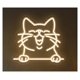 thumbnail image 1 of Letrero De Neón LED Con Forma Gato, Ideal Para Decorar La Pared Tu Habitación, El Hogar, Tiendas Mascotas, Salas Juegos, Bares 45cm, 1 of 3