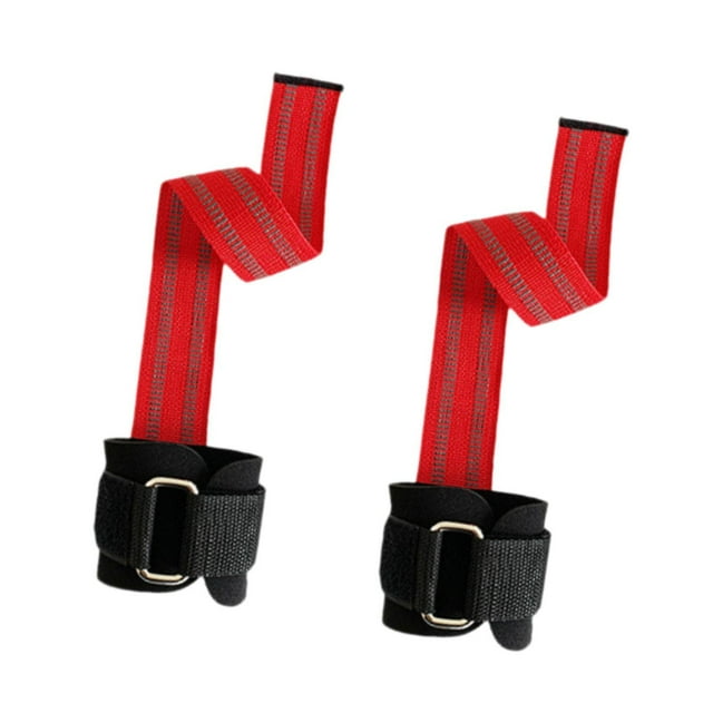 Correas de levantamiento de pesas shamjiam 2 piezas Rojo