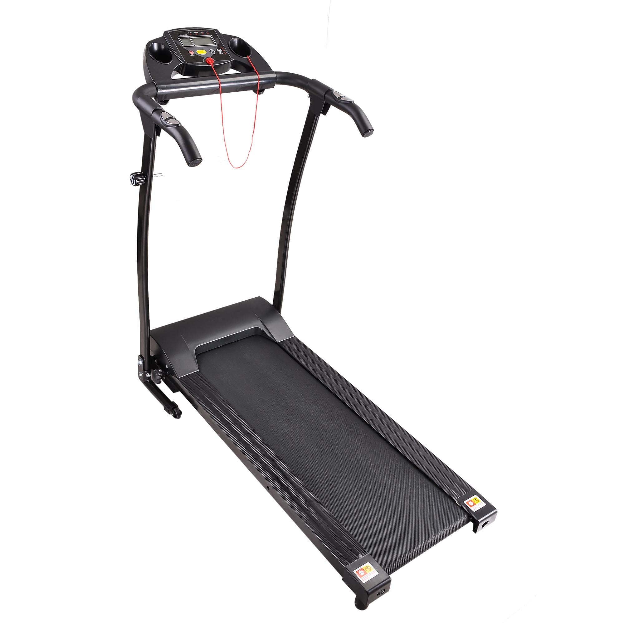 1100W Portable Electric Treadmill Folding Motorized Machine Running Gym Fitness 