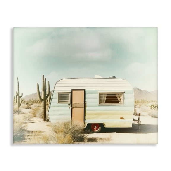Desert Trip Vintage Canvas Wall Art, design by Decent Exposures