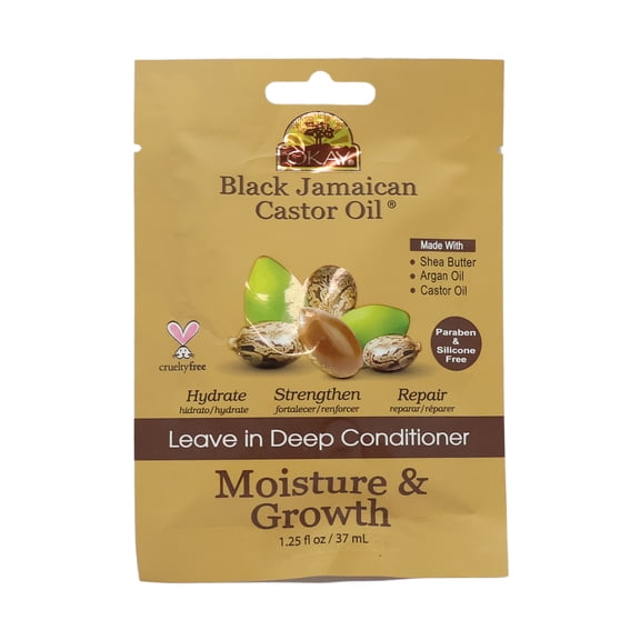 OKAY Black Jamaican Castor Oil Leave-In Conditioner 1.5 Oz