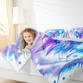 thumbnail image 4 of Homewish Hippie Western Wolf Queen Comforter Set for Teen, Cartoon Mystic Animal Bedding Sets, Boho Dreamcatcher Reversible Bedding Comforter Set, Lightweight Room Decor, 3pcs, 4 of 8