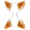 thumbnail image 4 of Headbands Girls Cute Headband For Cosplay Party Fox Ears Shape Plush Material 2Pcs, 4 of 5
