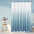 thumbnail image 2 of KSEERBABALL Light Blue Ombre Polyester Shower Curtain, 72" x 72" Waterproof, 2 of 6