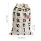 thumbnail image 2 of Calendario De Cuenta Regresiva De Adviento De Navidad, Bolsa De Regalo De 24 Rejillas, Bolsa De Regalo De Dulces De Navidad Para El Hogar, Árbol De Navidad, Decoración Colgante De Pared Vogacara HA038260-00, 2 of 6