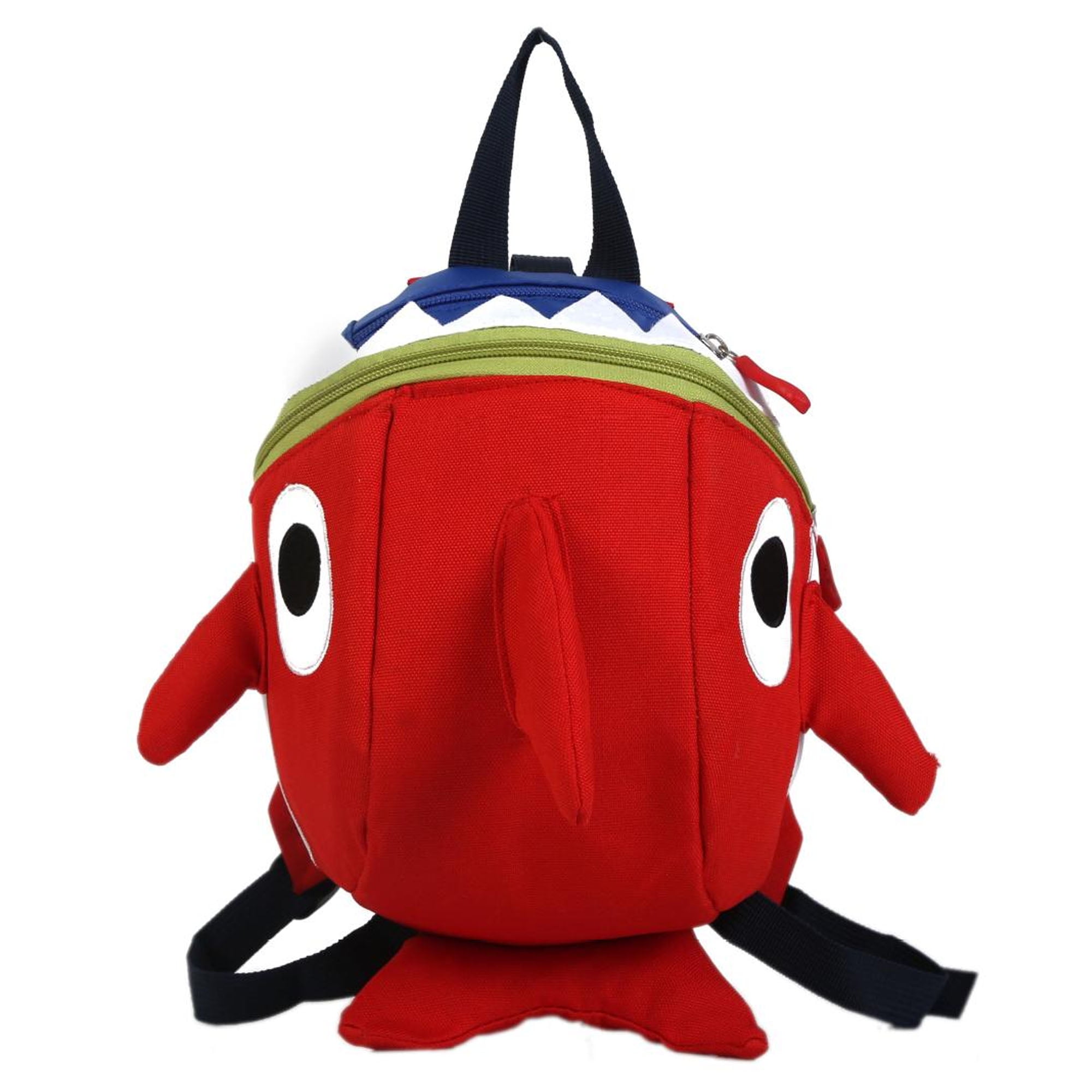 FKELYI Cartoon Shark Design Kids Boys Large Capacity Shoulder Backpack for Teenagers Schoolbag Laptop Backpacks
