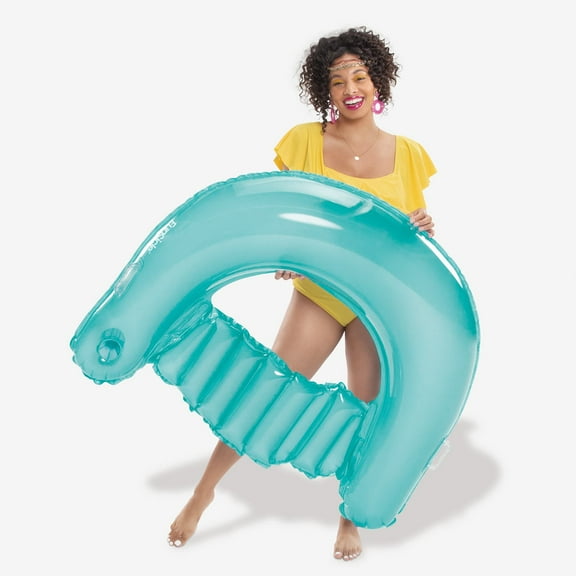 Funsicle 4ft Chill-Out Chair, Inflatable Pool Float, Lagoon Blue, Adults, Unisex