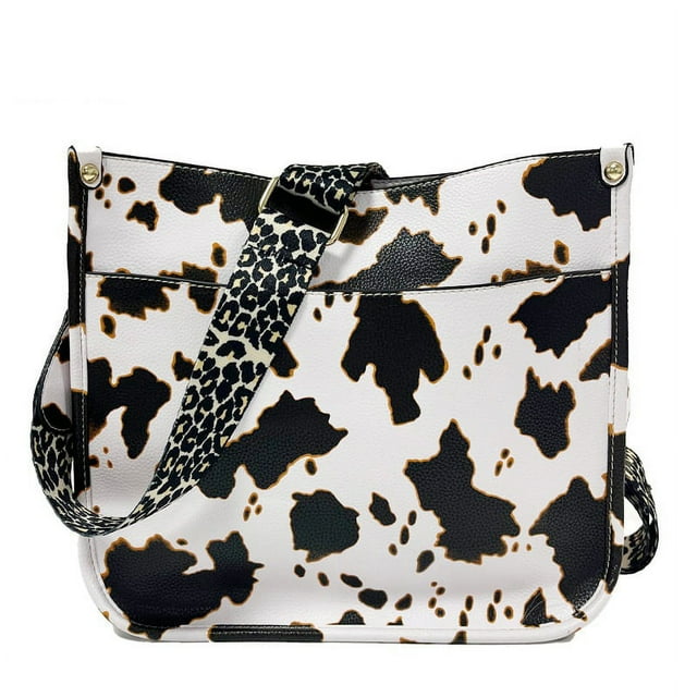 PU Leather Crossbody Fashion Shoulder Bag Purse with Adjustable Strap