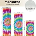 thumbnail image 4 of Rainbow Tie Dye Mandala Pattern Kitchen Rugs Sets Of 3,Kitchen Runner Rugs Non Skid Washable,Decorative Kitchen Floor Mats for Kitchen,Sink,Laundry,17"x30"+ 17"x47" + 17"x59", 4 of 6