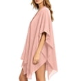 thumbnail image 5 of HBYJLZYG Women's Open Front Kimono Cover Up, Sparkly Lightweight Beach Shawl, Sheer Summer Vacation Cardigan, Versatile Swimsuit Cover Up, Trendy Resort Wear, 5 of 9