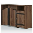 thumbnail image 3 of Furniture of America Winchester Farmhouse 47.2"Width Multi-Storage Wood Buffet, Distressed Walnut, 3 of 8