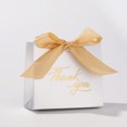 thumbnail image 1 of Caja de dulces de regalo de boda de Mori Green Caja de dulces de agradecimiento de boda de bronce simple Caja vacía, 1 of 6