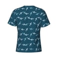 thumbnail image 6 of Vsdgher Party Shark Cute Print Men's Dry Fit Mesh Athletic Shirts Moisture Wicking Tennis T-Shirt Tops, 6 of 9