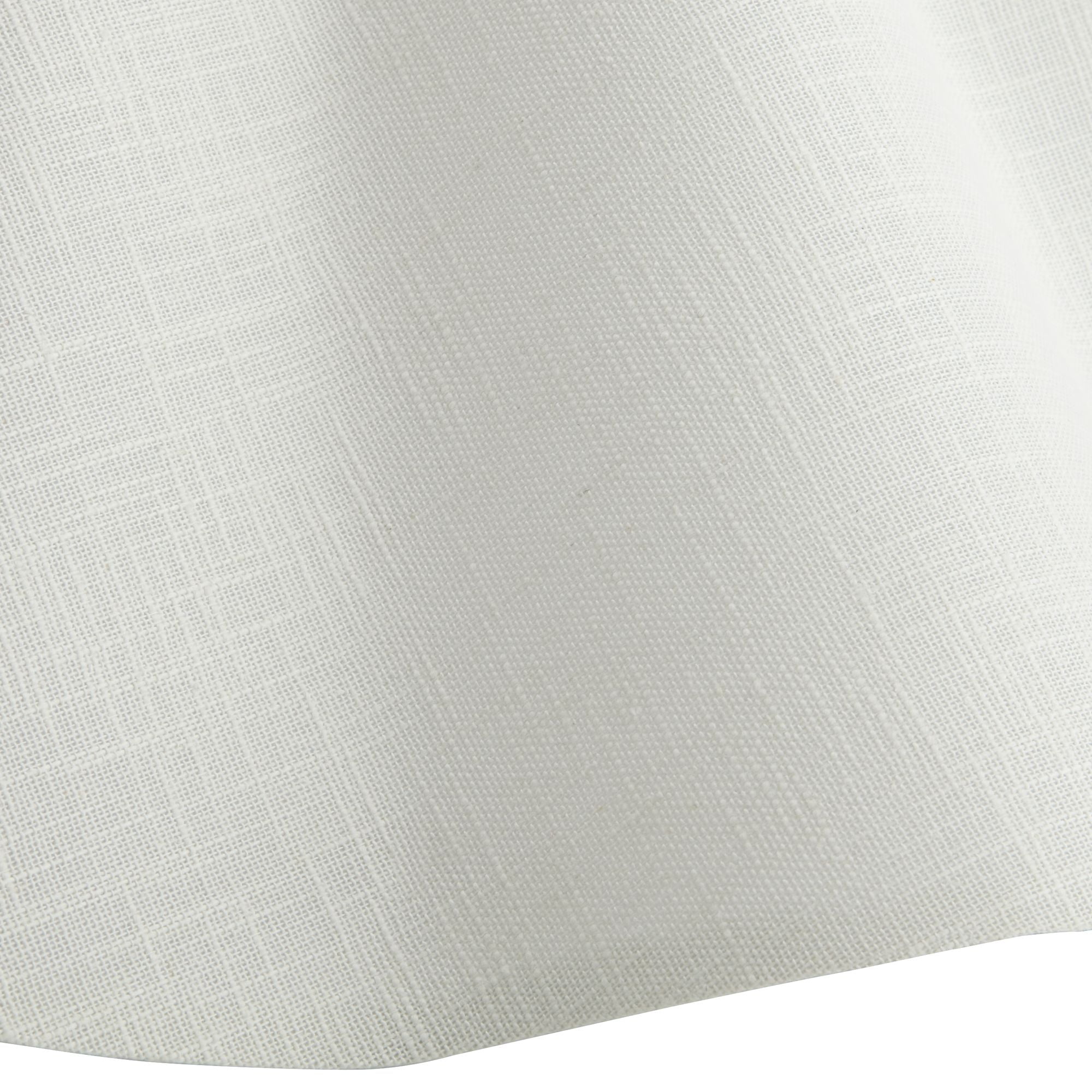Springcrest 6" Top x 18" Bottom x 10" High x 10" Slant Lamp Shade Replacement Large White Wave Empire Linen Spider Harp Finial