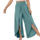 thumbnail image 1 of Leggings de color liso para mujer, pantalones de salón de cintura alta, adecuados para reuniones de amigos., 1 of 5