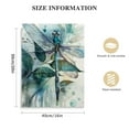 thumbnail image 2 of JEUXUS Dragonfly Wall Art Watercolor Dragonfly Decor Wall Print Watercolor Paintings Canvas Insect Nature Pictures Artwork Framed for Bathroom Bedroom Living Room, 2 of 5