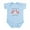 Sky Blue, variant on CafePress - Infant Bodysuit - Baby Light Bodysuit, Size Newborn - 24 Months