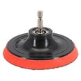 thumbnail image 1 of Buffing Pad Sanding Pad 4 Inch/100mm Hook And Loop M10 Thread Polyurethane Replacement Accessories Backing Pad, 1 of 8
