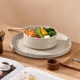 thumbnail image 6 of Famiware Galaxy Stoneware Dinnerware Sets, 12-Piece Dish Set, Beige, 6 of 6