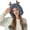 1-Grey4283, variant on XIAOCHA Antler‑Accent Fur‑Trim Trapper for Women Solid Party Fall‑Winter Headwrap,Grey