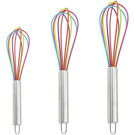 

Silicone Whisk 3 PackKitchen WhiskBalloon Whisk