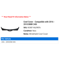 thumbnail image 2 of Cowl Cover - Compatible with 2016 - 2018 BMW 340i 2017, 2 of 2
