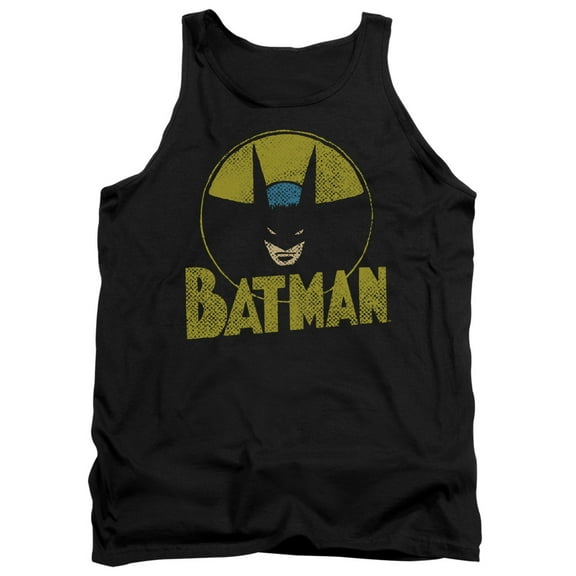 DC Comics Circle Bat Adult Tank Top Black