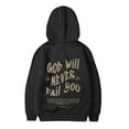 thumbnail image 3 of Christian Hoodies for Girls God Will Never Fail You Cute Bible Verse Graphic Hooded Sweatshirt with Pockets Pullover Tops, 3 of 7