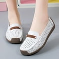 thumbnail image 5 of Ladies Soft-Soled Flat Cowhide Casual Shoes, 5 of 14