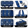 thumbnail image 3 of Teacher Tote Bag,Paw Print Teacher Utility Tote Bag,Large Work Tote Bags for Women with Multiple Pockets,Top Zipper Closure,13.8x10.6x6.7 Inch, 3 of 5