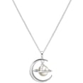 thumbnail image 1 of Collar de luna planeta cadena de clavícula colgante collar obsequio para graduación de cumpleaños, 1 of 4
